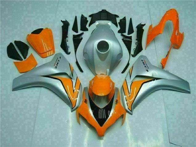 Arancia Argento Kit Carenatura Moto Completa Honda CBR 1000 RR 08-11 Arancia Argento Kit Carenatura Moto Completa Honda CBR 1000 RR 08-11