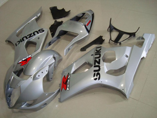 Argento ABS Moto Plastica & Carena Suzuki GSXR 1000 K3 03-04 Argento ABS Moto Plastica & Carena Suzuki GSXR 1000 K3 03-04