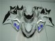 Argento Bianco Carene Moto Suzuki GSXR 1000 K9 09-16