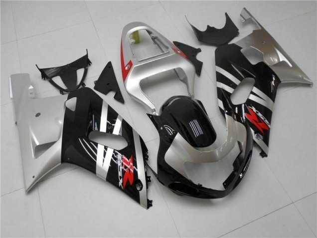 Argento Carene Moto Suzuki GSXR 600 / 750 K1 K2 K3 01-03 Argento Carene Moto Suzuki GSXR 600 / 750 K1 K2 K3 01-03