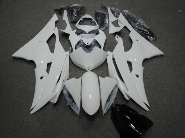 Bianco ABS Kit Carenatura Moto Yamaha R6 08-16 Bianco ABS Kit Carenatura Moto Yamaha R6 08-16