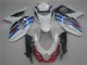 Bianco Blu Carene Moto Suzuki GSXR 1000 K9 09-16 Bianco Blu Carene Moto Suzuki GSXR 1000 K9 09-16