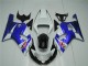 Bianco Blu Carene Moto Suzuki GSXR 600 / 750 K1 K2 K3 01-03 Bianco Blu Carene Moto Suzuki GSXR 600 / 750 K1 K2 K3 01-03