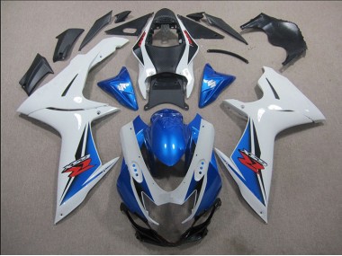 Bianco Blu Carene Moto Suzuki GSXR 600 K11 11-24