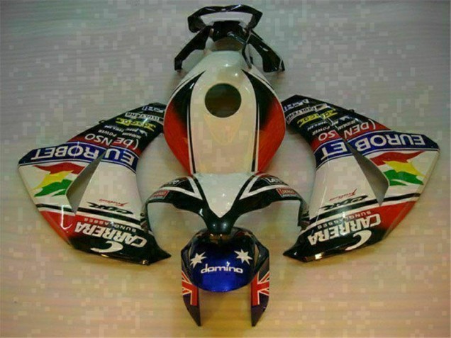 Bianco Blu Kit Carenatura Motocicletta Completo ABS Honda CBR 1000 RR 08-11 Bianco Blu Kit Carenatura Motocicletta Completo ABS Honda CBR 1000 RR 08-11