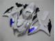 Bianco Blu Kits Carenatura Motocicletta Completo ABS Suzuki GSXR 600 / 750 K6 06-07 Bianco Blu Kits Carenatura Motocicletta Completo ABS Suzuki GSXR 600 / 750 K6 06-07