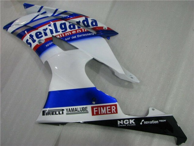 Bianco Blu Sterilgarda Volvo Carene Moto Yamaha R6 08-16 Bianco Blu Sterilgarda Volvo Carene Moto Yamaha R6 08-16