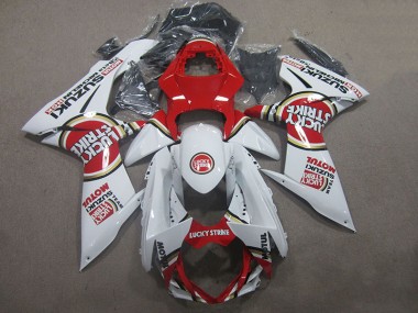 Bianco Lucky Strike Rosso Motul Carene Moto Suzuki GSXR 600 K11 11-24