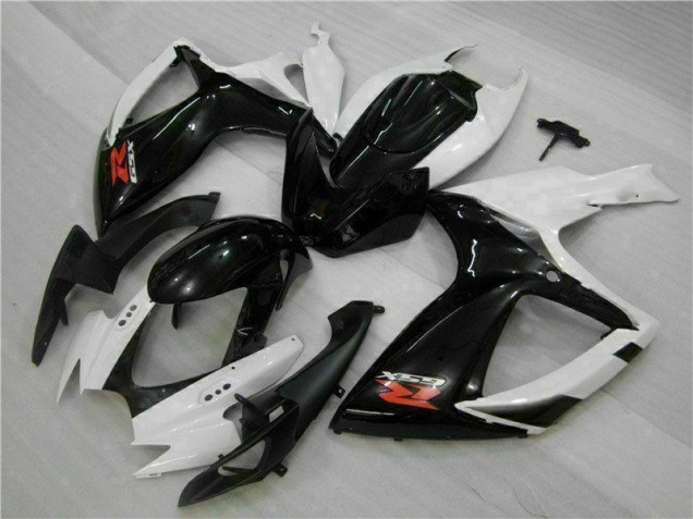 Bianco Nero ABS Kits Carena Moto Suzuki GSXR 600 / 750 K6 06-07 Bianco Nero ABS Kits Carena Moto Suzuki GSXR 600 / 750 K6 06-07