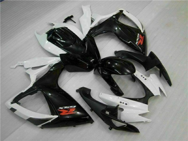 Bianco Nero ABS Kits Carena Moto Suzuki GSXR 600 / 750 K6 06-07 Bianco Nero ABS Kits Carena Moto Suzuki GSXR 600 / 750 K6 06-07