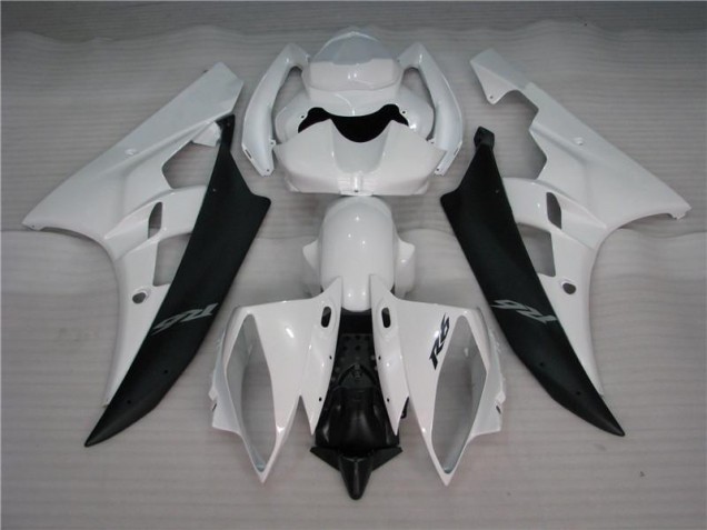 Bianco Nero ABS Kits Carena Moto Yamaha R6 06-07 Bianco Nero ABS Kits Carena Moto Yamaha R6 06-07