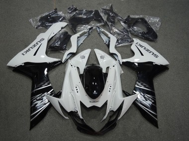 Bianco Nero Carene Moto & Plastica Moto Suzuki GSXR 750 K11 11-24