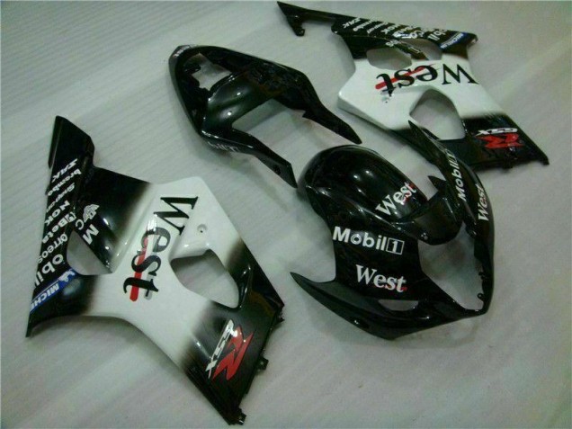 Bianco Nero Carrozzeria Moto & Carena Moto Suzuki GSXR 1000 K3 03-04 Bianco Nero Carrozzeria Moto & Carena Moto Suzuki GSXR 1000 K3 03-04