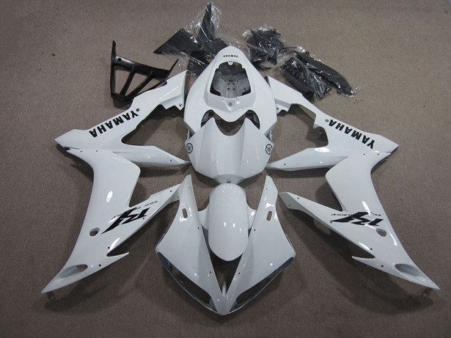 Bianco Nero Decal Carene Moto Yamaha R1 04-06 Bianco Nero Decal Carene Moto Yamaha R1 04-06