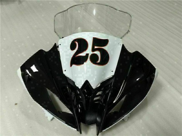 Bianco Nero Kit Carenatura Moto Iniezione Yamaha R6 08-16 Bianco Nero Kit Carenatura Moto Iniezione Yamaha R6 08-16