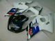 Bianco Nero Kits Carenatura Moto Iniezione Suzuki GSXR 600 / 750 K4 04-05