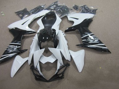 Bianco Nero Kits Carene Moto Completa Suzuki GSXR 750 K11 11-24