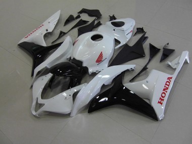 Bianco Perla Nero Carene Moto Honda CBR 600 RR 07-08