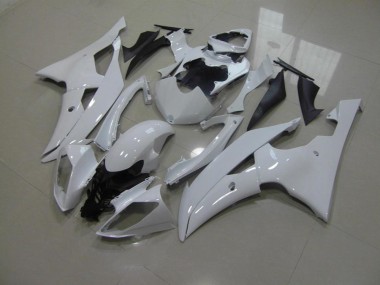 Bianco Perla Nessuna Decalcomania Carene Moto Yamaha R6 08-16