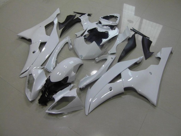 Bianco Perla Nessuna Decalcomania Carene Moto Yamaha R6 08-16 Bianco Perla Nessuna Decalcomania Carene Moto Yamaha R6 08-16
