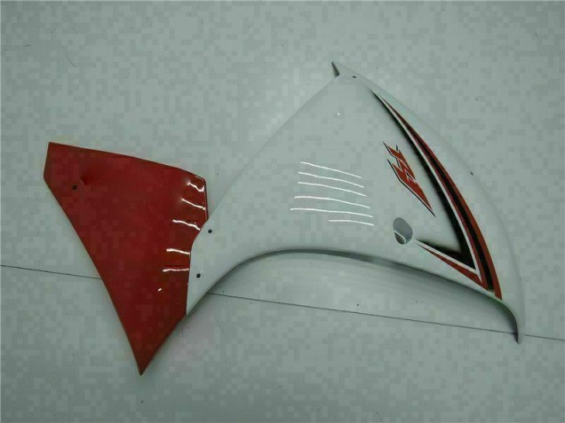 Bianco Rosso Carene Moto Yamaha R1 09-11 Bianco Rosso Carene Moto Yamaha R1 09-11