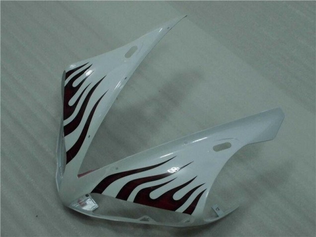 Bianco Rosso Fiamma Carene Moto Yamaha R1 04-06 Bianco Rosso Fiamma Carene Moto Yamaha R1 04-06