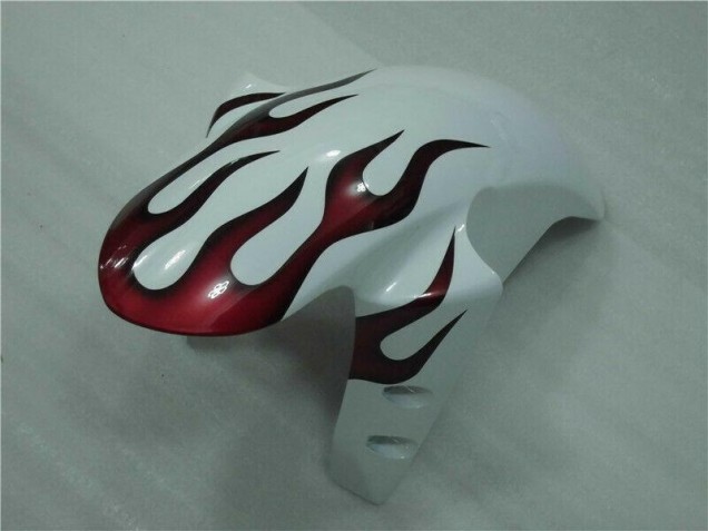 Bianco Rosso Fiamma Carene Moto Yamaha R1 04-06 Bianco Rosso Fiamma Carene Moto Yamaha R1 04-06