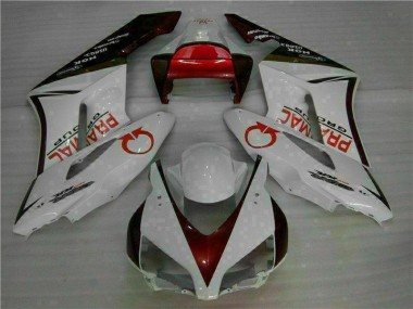 Bianco Rosso Kit Carenatura Moto Honda CBR 1000 RR 04-05