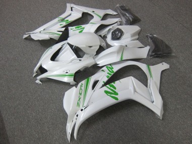 Bianco Verde Carene Moto Kawasaki ZX10R 16-19