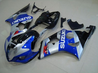 Blu Argento Carene Moto Suzuki GSXR 1000 K3 03-04