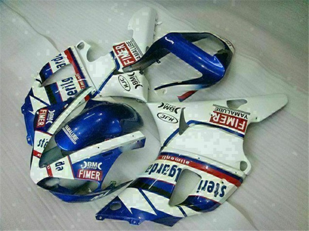 Blu Bianco ABS Kits Carene Moto Yamaha R1 00-01 Blu Bianco ABS Kits Carene Moto Yamaha R1 00-01