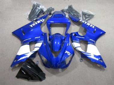 Blu Bianco ABS Moto Plastica & Carene Yamaha R1 09-11