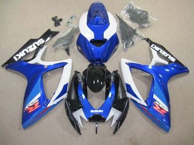 Blu Bianco Carena Moto Suzuki GSXR 600 K6 06-07