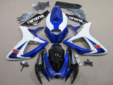 Blu Bianco Carena Moto Suzuki GSXR 600 K6 06-07
