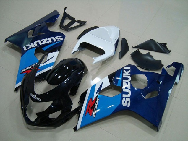 Blu Bianco Carene Moto Suzuki GSXR 750 K4 04-05 Blu Bianco Carene Moto Suzuki GSXR 750 K4 04-05