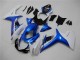 Blu Bianco Kit Carenatura Moto Completa Suzuki GSXR 600 / 750 K11 11-24 Blu Bianco Kit Carenatura Moto Completa Suzuki GSXR 600 / 750 K11 11-24