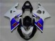 Blu Bianco Kit Carene Moto Suzuki GSXR 600 / 750 K4 04-05