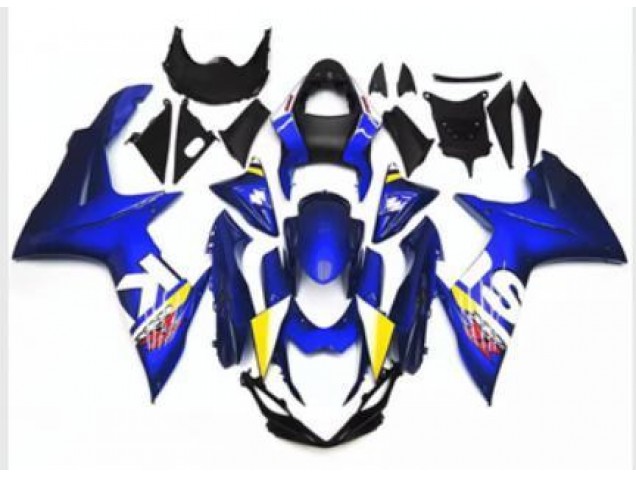 Blu Bianco Kit Carene Suzuki GSXR 600 / 750 K11 11-24 Blu Bianco Kit Carene Suzuki GSXR 600 / 750 K11 11-24