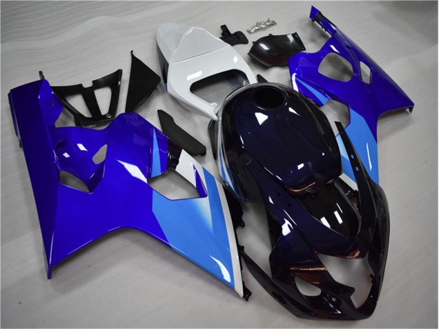Blu Bianco Kit Completo Carenatura Moto ABS Suzuki GSXR 600 / 750 K4 04-05 Blu Bianco Kit Completo Carenatura Moto ABS Suzuki GSXR 600 / 750 K4 04-05