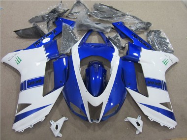 Blu Bianco Monster Carene Moto Kawasaki ZX6R 07-08