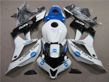 Blu Bianco Nero Konica Minolta MAPEI Carene Moto Honda CBR 600 RR 07-08