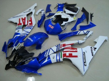 Blu Bianco Rosso Fiat Carene Moto Yamaha R6 08-16