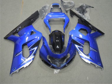 Blu Carene Moto Suzuki GSXR 600 K1 K2 K3 01-03