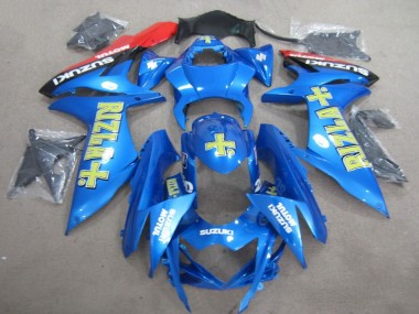 Blu Giallo Rizla Carene Moto Suzuki GSXR 600 K11 11-24