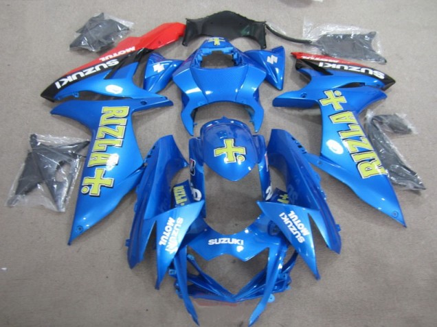 Blu Giallo Rizla Carene Moto Suzuki GSXR 750 K11 11-24 Blu Giallo Rizla Carene Moto Suzuki GSXR 750 K11 11-24