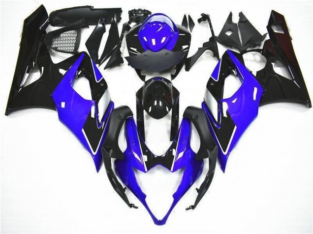 Blu Nero Kit Carenatura Motocicletta Completo ABS Suzuki GSXR 1000 K5 05-06 Blu Nero Kit Carenatura Motocicletta Completo ABS Suzuki GSXR 1000 K5 05-06