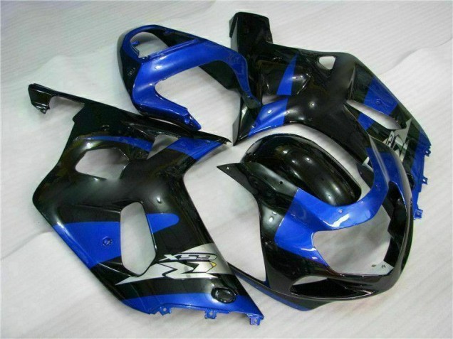 Blu Nero Kit Completo Carenatura Moto ABS Suzuki GSXR 600 / 750 K1 K2 K3 01-03 Blu Nero Kit Completo Carenatura Moto ABS Suzuki GSXR 600 / 750 K1 K2 K3 01-03