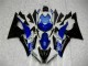 Blu Nero Kit Completo Carenatura Moto ABS Yamaha R6 08-16 Blu Nero Kit Completo Carenatura Moto ABS Yamaha R6 08-16