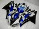 Blu Nero Kit Completo Carenatura Moto ABS Yamaha R6 08-16 Blu Nero Kit Completo Carenatura Moto ABS Yamaha R6 08-16
