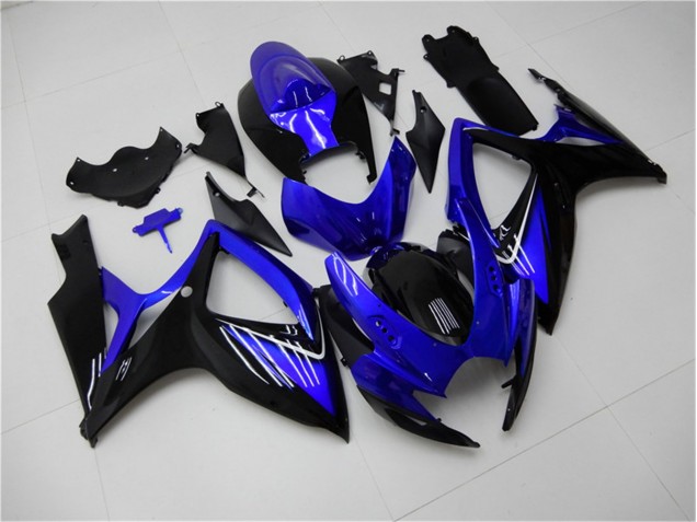 Blu Nero Kits Carenatura Moto Completa Suzuki GSXR 600 / 750 K6 06-07 Blu Nero Kits Carenatura Moto Completa Suzuki GSXR 600 / 750 K6 06-07